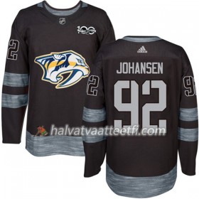 Miesten NHL Nashville Predators Pelipaita Ryan Johansen 92 1917-2017 100th Anniversary Adidas Musta Authentic